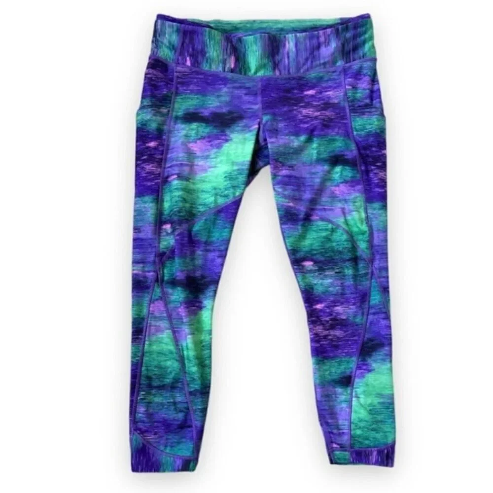 Lululemon Time to Shine Tight Rio Nights Multi size 12